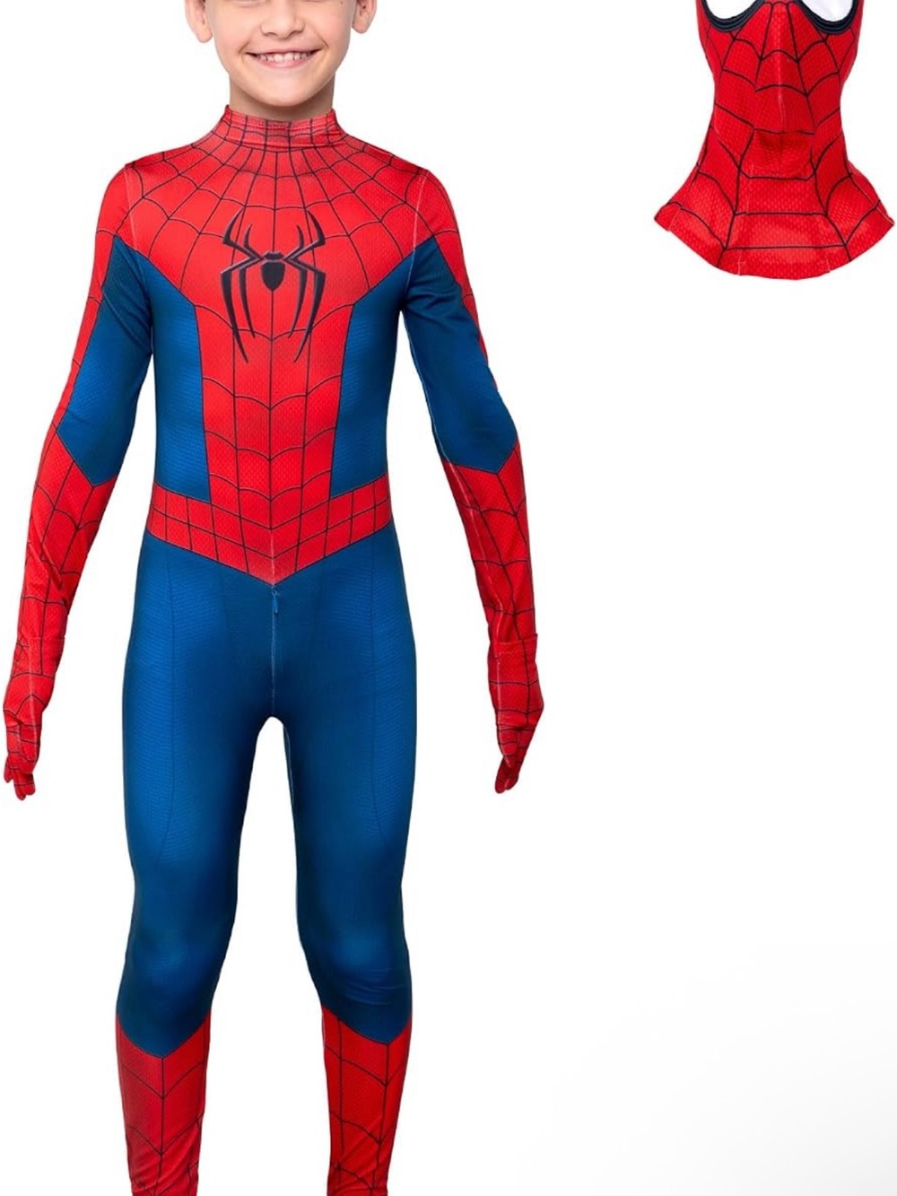 Kids Spider man Halloween Superhero Costume - Red & Blue size 4T-5T